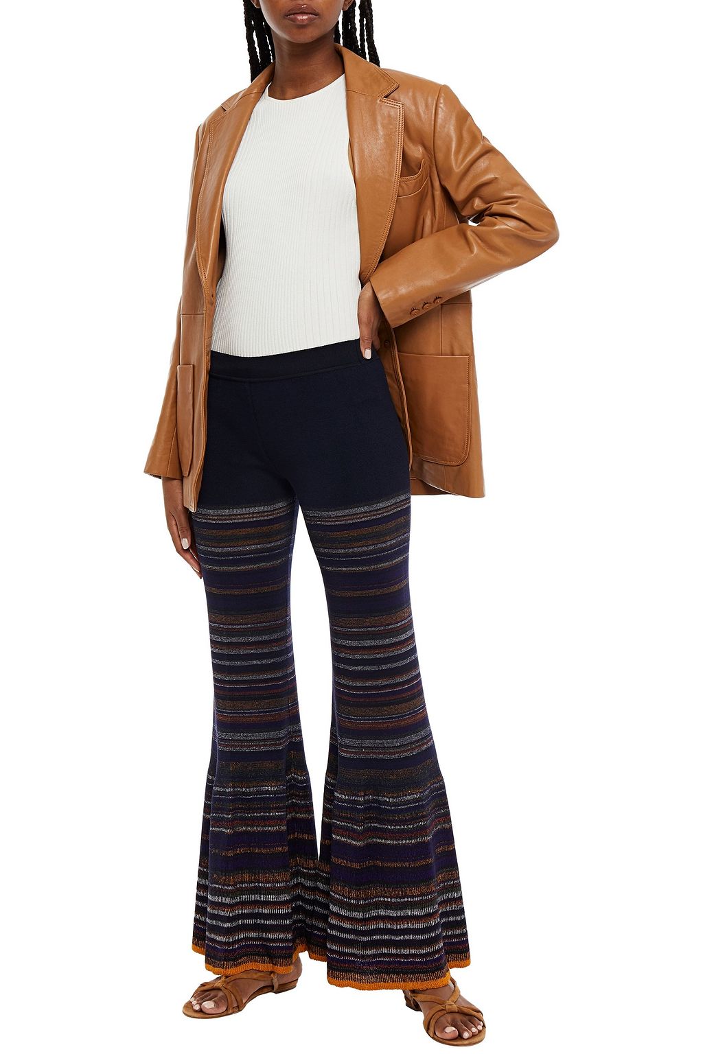 MISSONI Crochet-knit flared pants