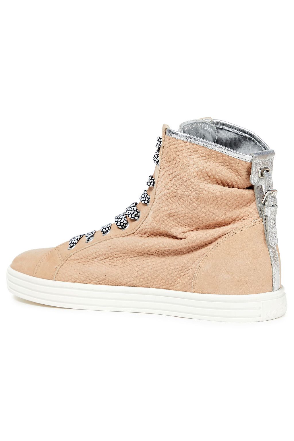 HOGAN Textured-suede high-top sneakers