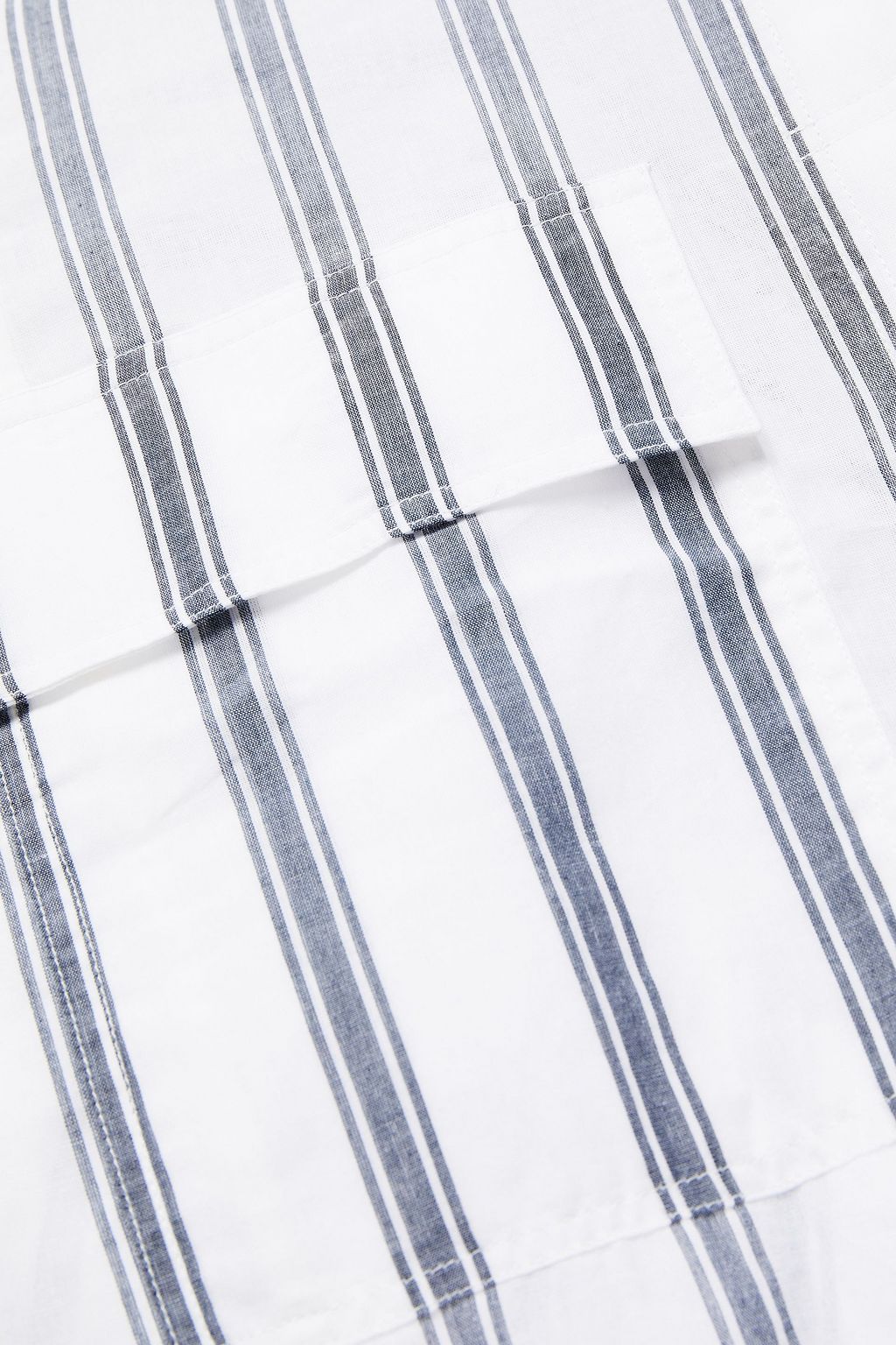 FRAME Pinstriped cotton shirt