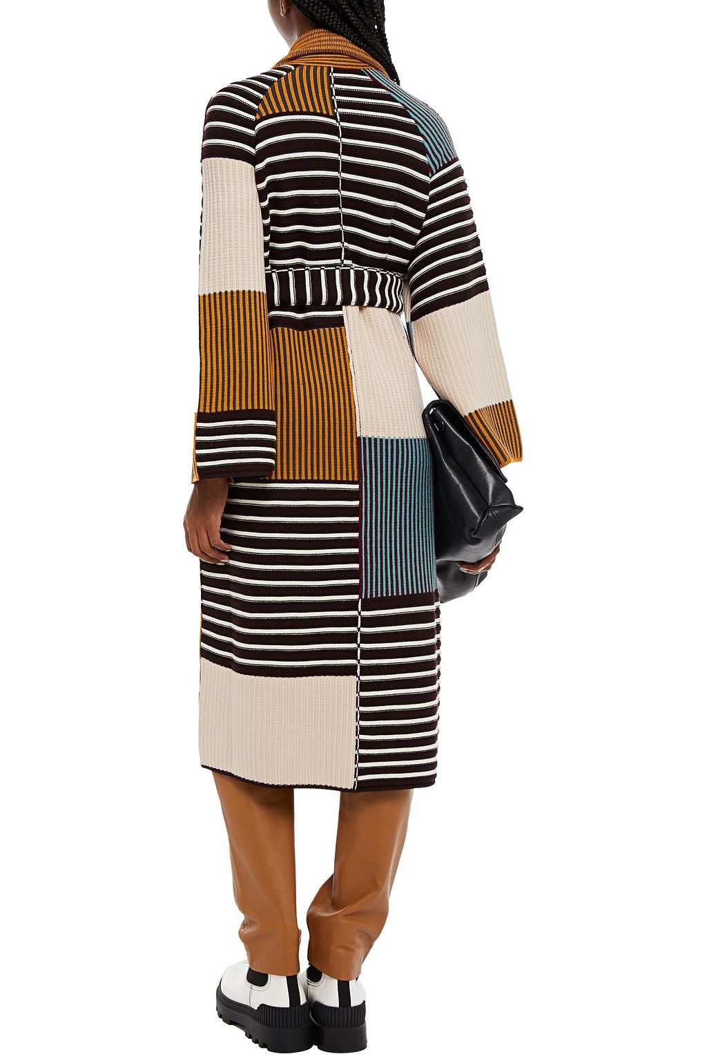 MISSONI Jacquard-knit wool coat