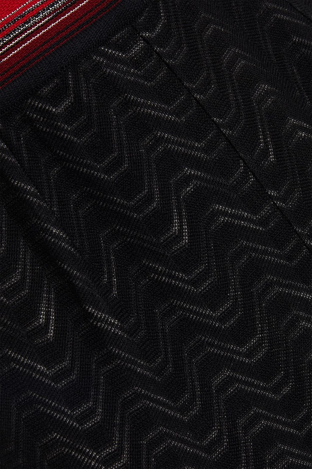 MISSONI Crochet-knit wool-blend straight-leg pants