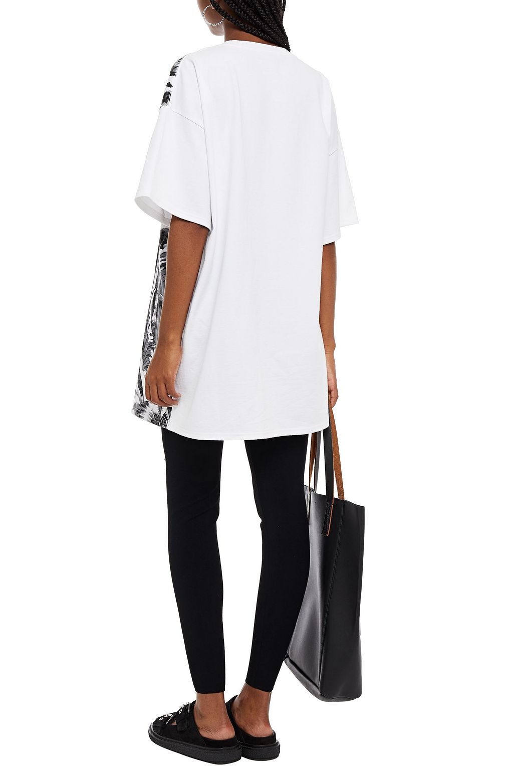 MISSONI Oversized printed cotton-jersey T-shirt