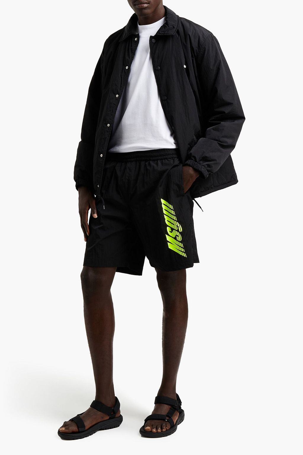 MSGM Crinkled-shell jacket