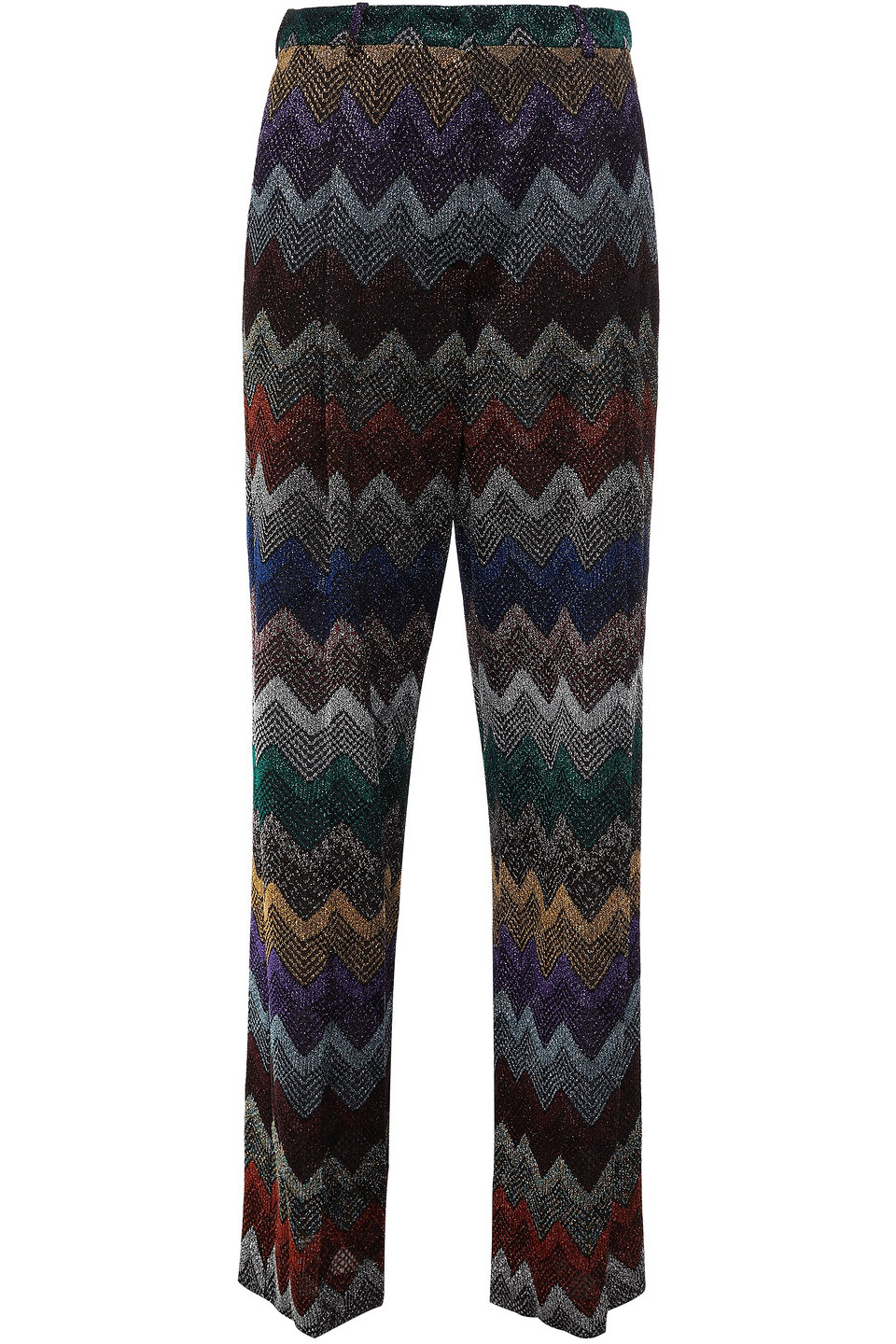 Missoni Woman Metallic Knitted Wide-leg Pants Multicolor Size 42