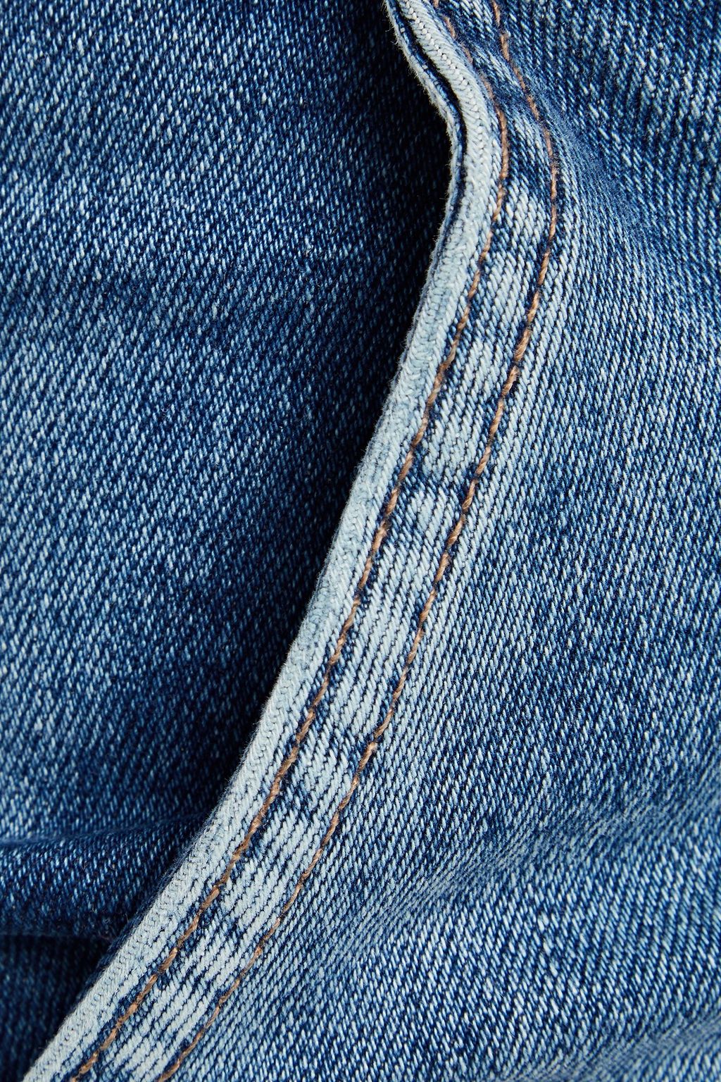MOTHER High-rise straight-leg jeans