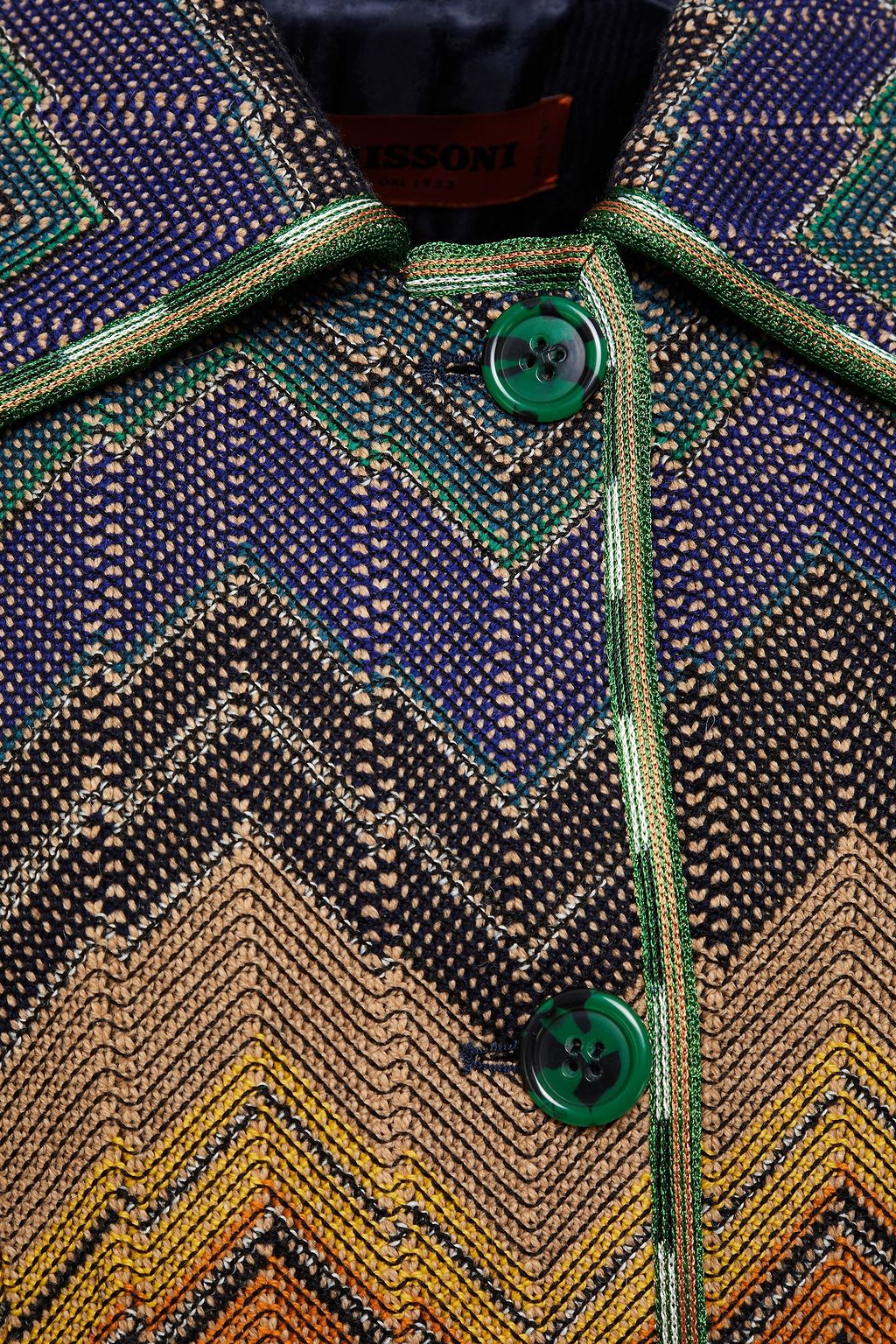 MISSONI Jacquard-knit coat