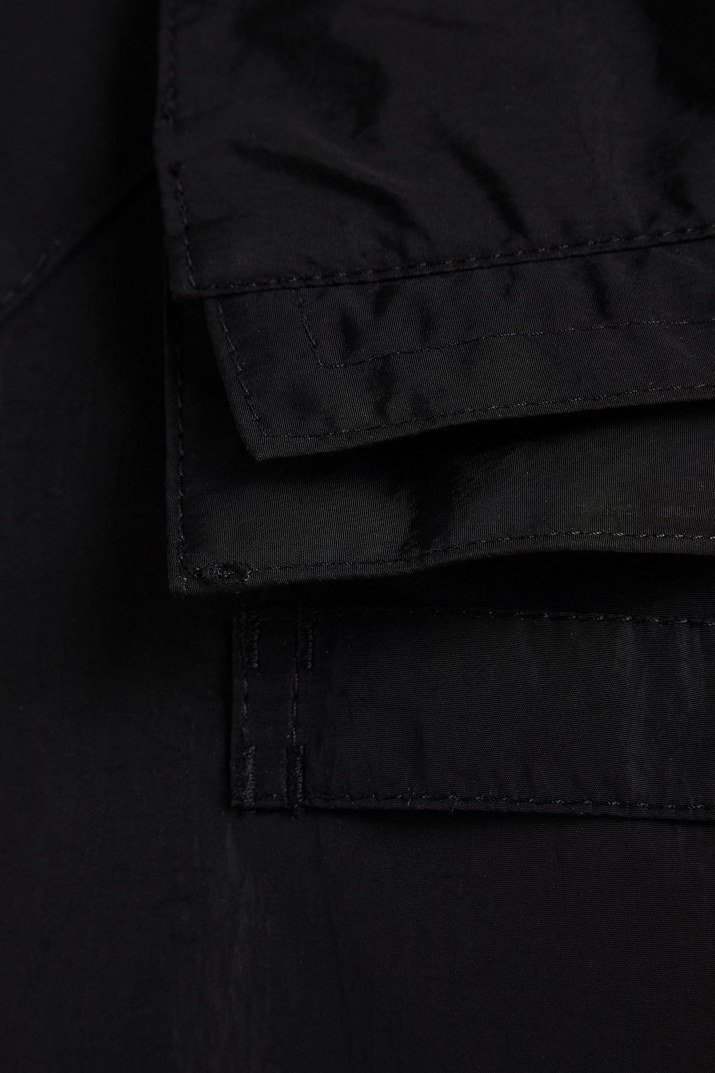 MSGM Logo-appliquéd shell jacket