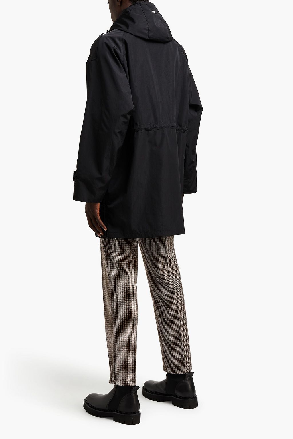 MSGM Logo-appliquéd shell jacket