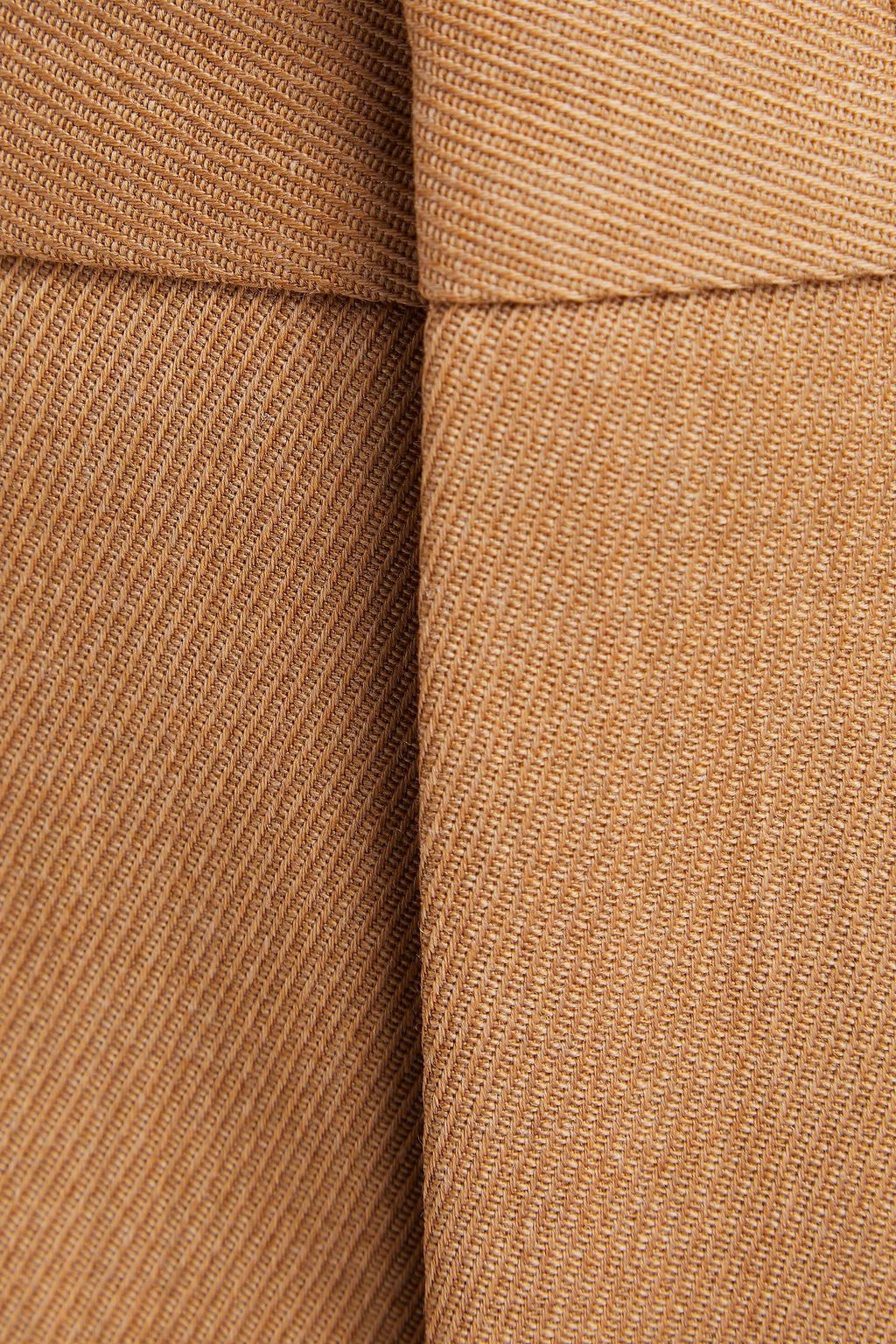 MSGM Tapered wool-twill pants