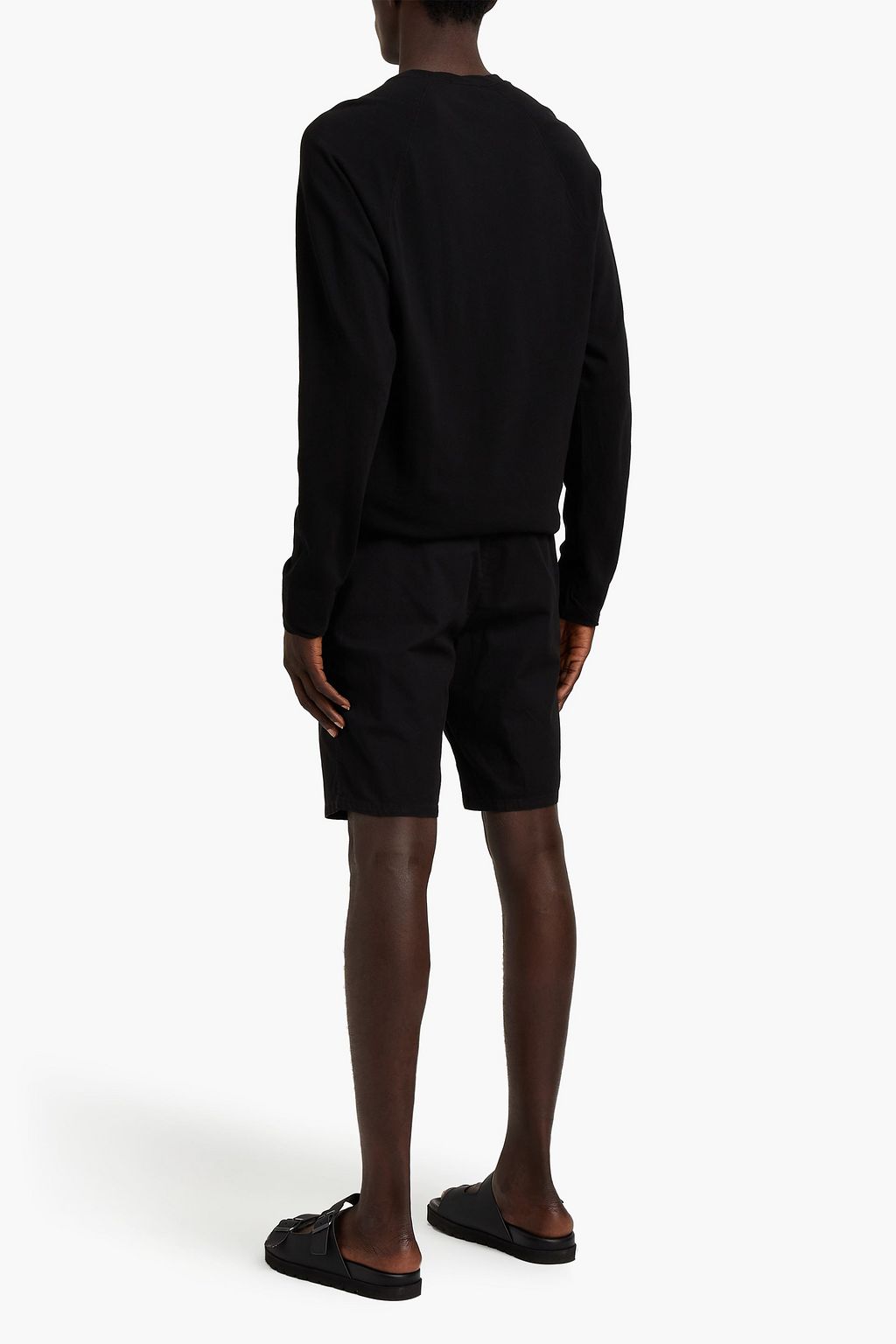 JAMES PERSE Stretch-cotton twill shorts