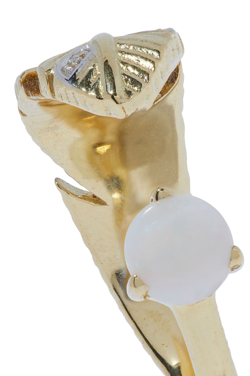 PAMELA LOVE Frida 18-karat gold, diamond and stone ring