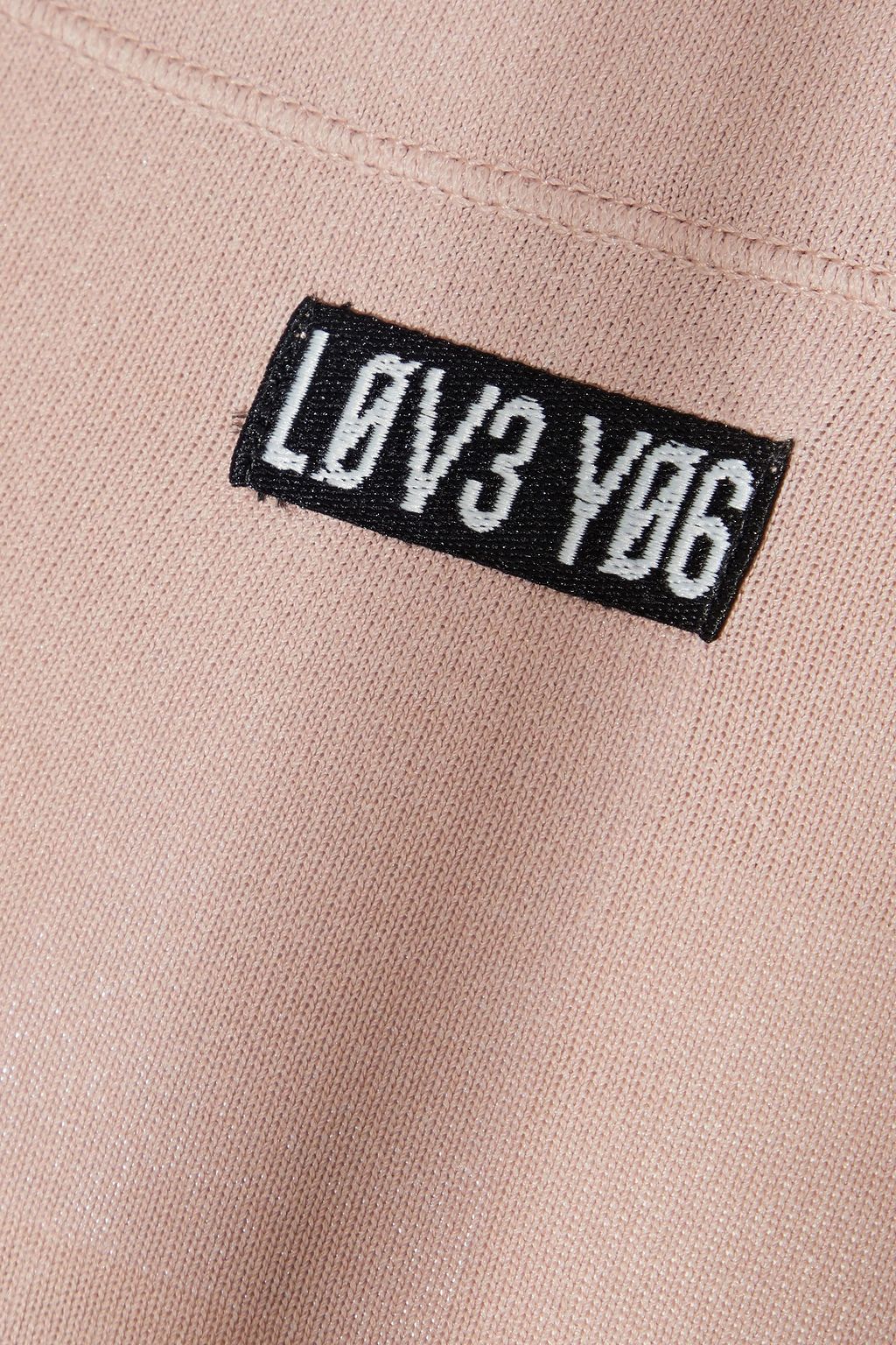 REDVALENTINO Appliquéd stretch-jersey leggings