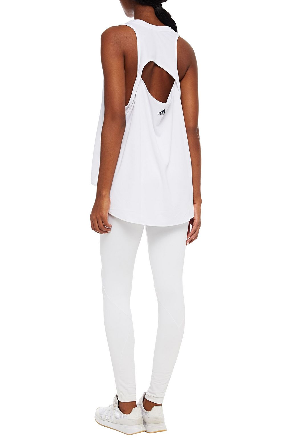 ADIDAS Cutout printed jersey tank