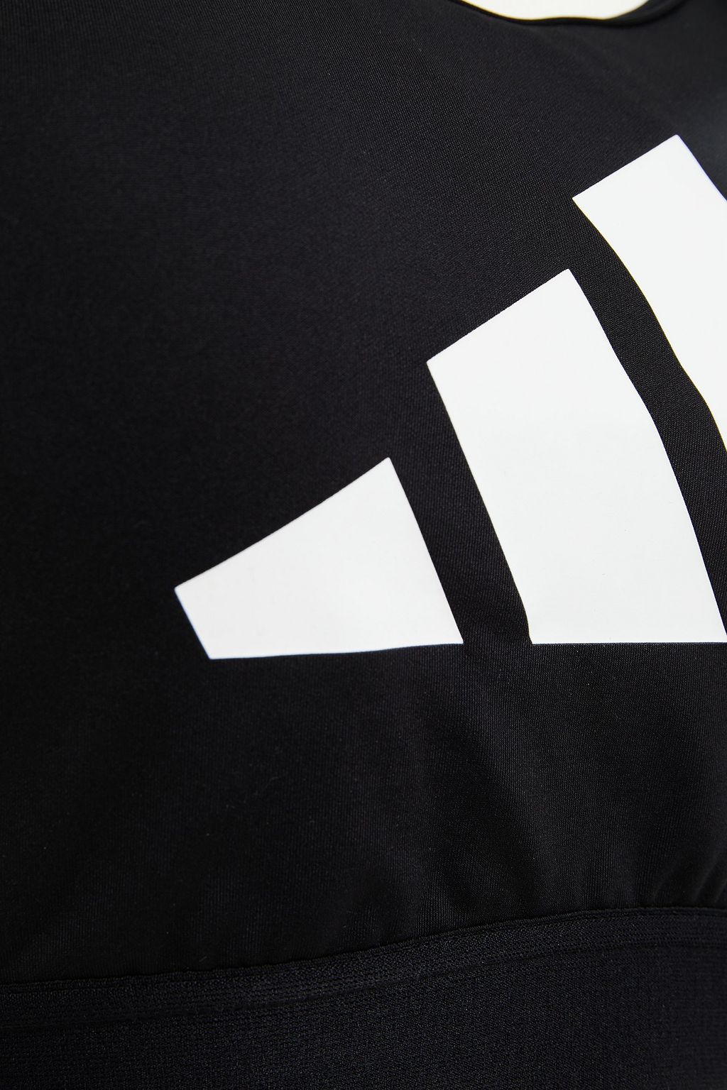 ADIDAS Mesh-paneled printed stretch-jersey sports bra