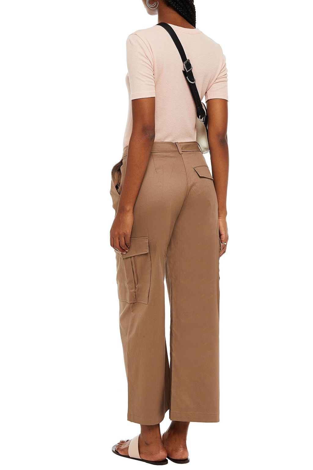 SAMSØE Φ SAMSØE Cotton-twill wide-leg pants