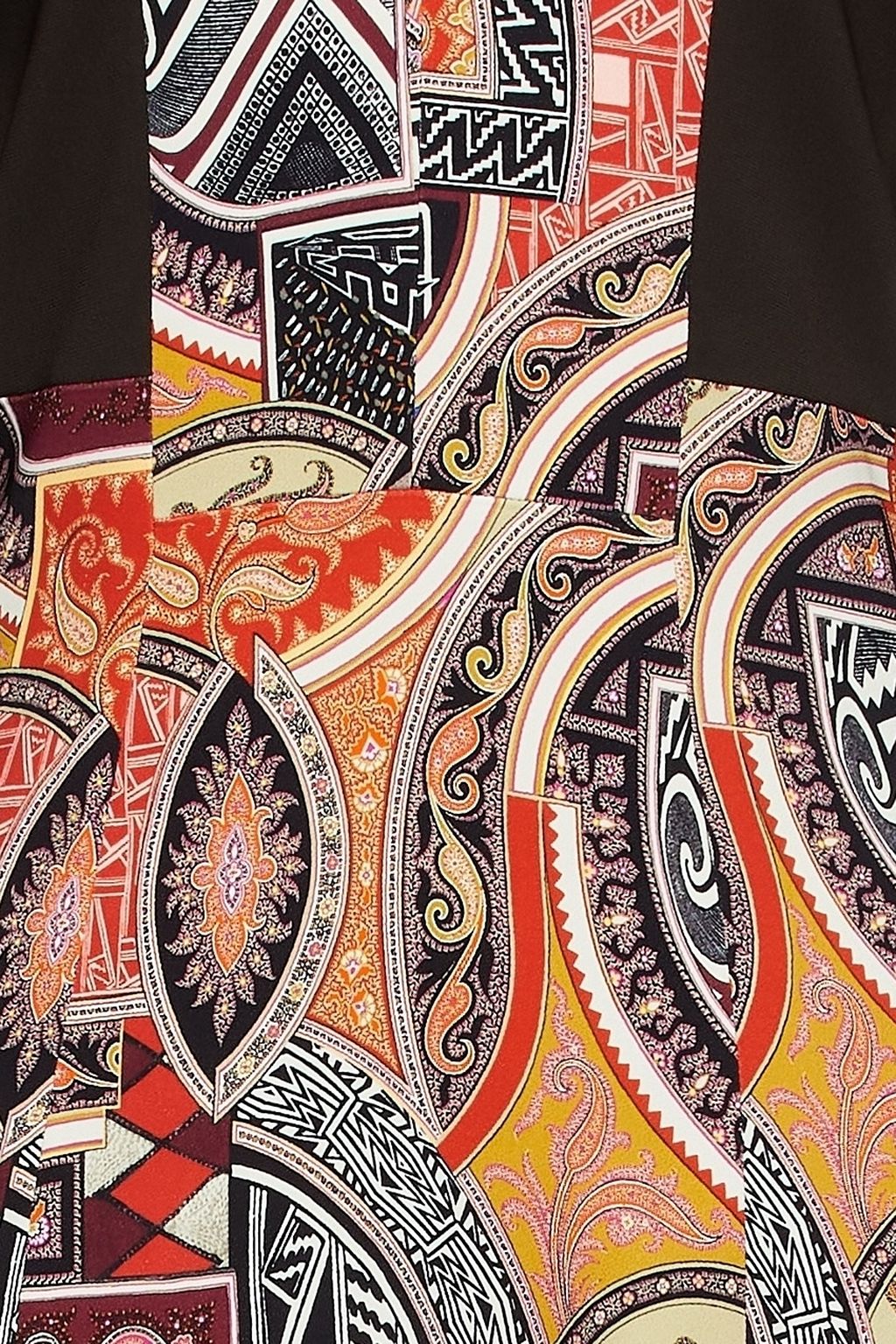 ETRO Printed stretch-crepe dress