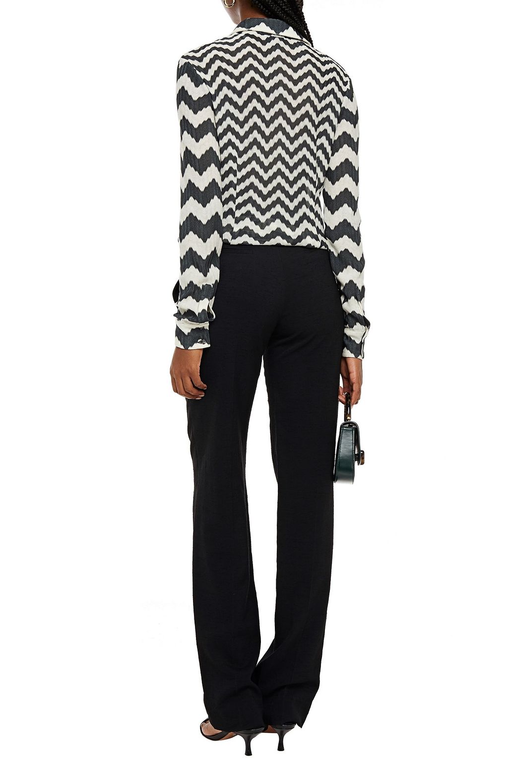 MISSONI Crochet-knit shirt