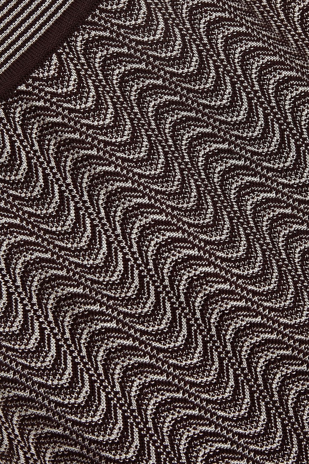 MISSONI Crochet-knit wool-blend skirt