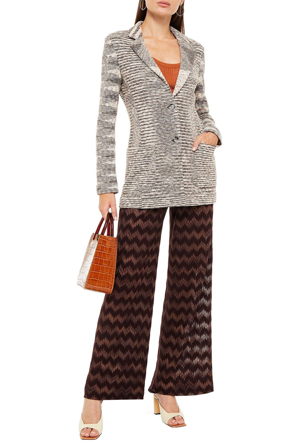 MISSONI Crochet-knit blazer
