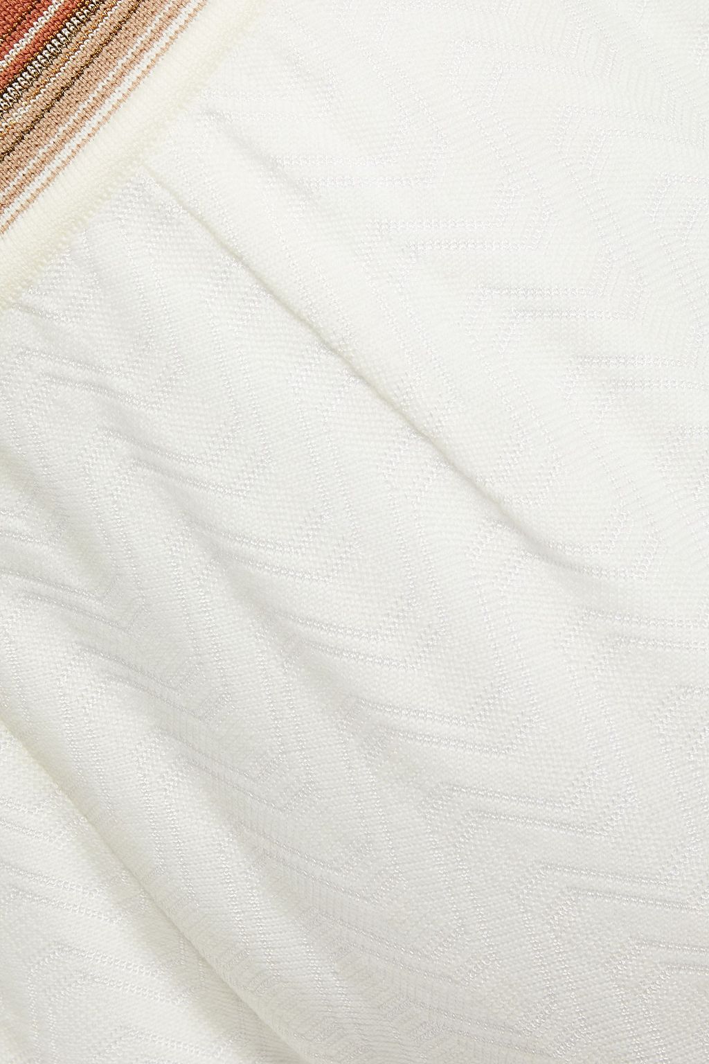 MISSONI Crochet-knit wool-blend straight-leg pants
