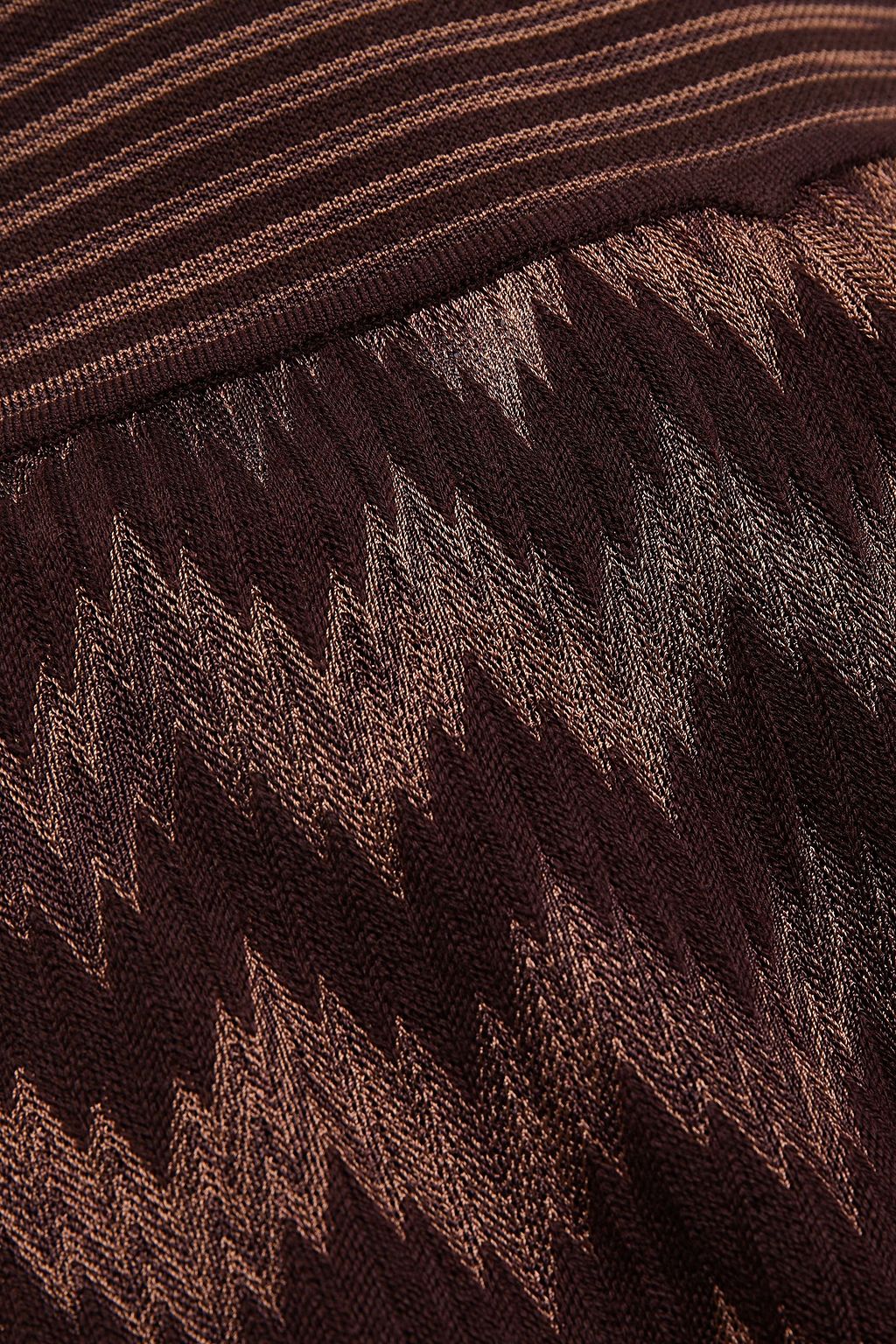 MISSONI Crochet-knit wool-blend wide-leg pants