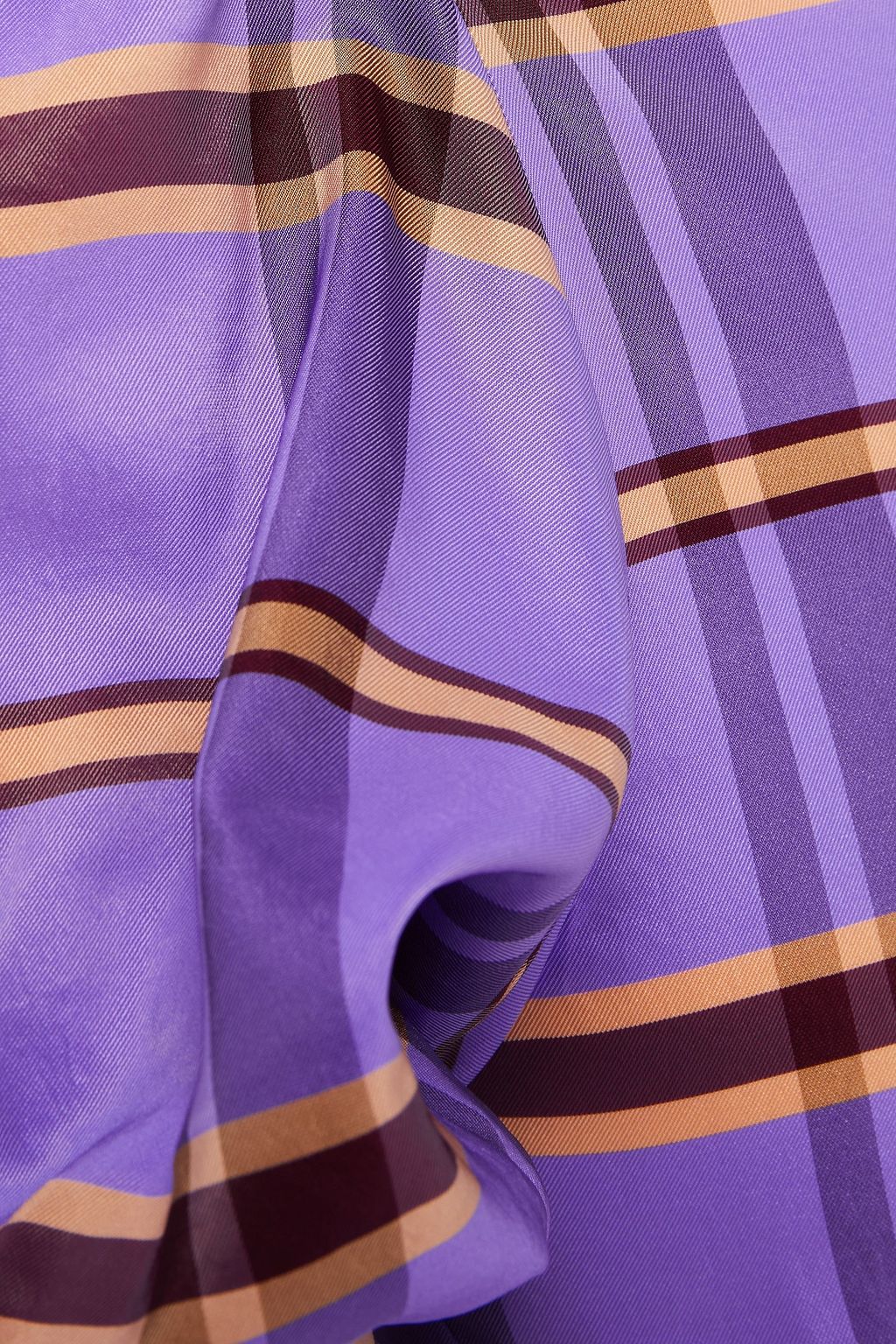 SAMSØE Φ SAMSØE Gathered checked twill blouse