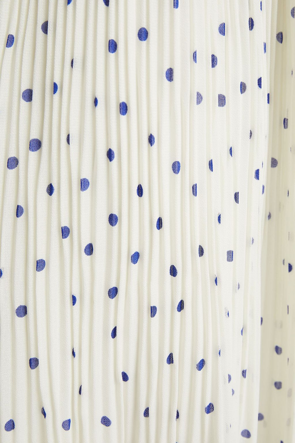 SAMSØE Φ SAMSØE Plissé polka-dot chiffon mini skirt