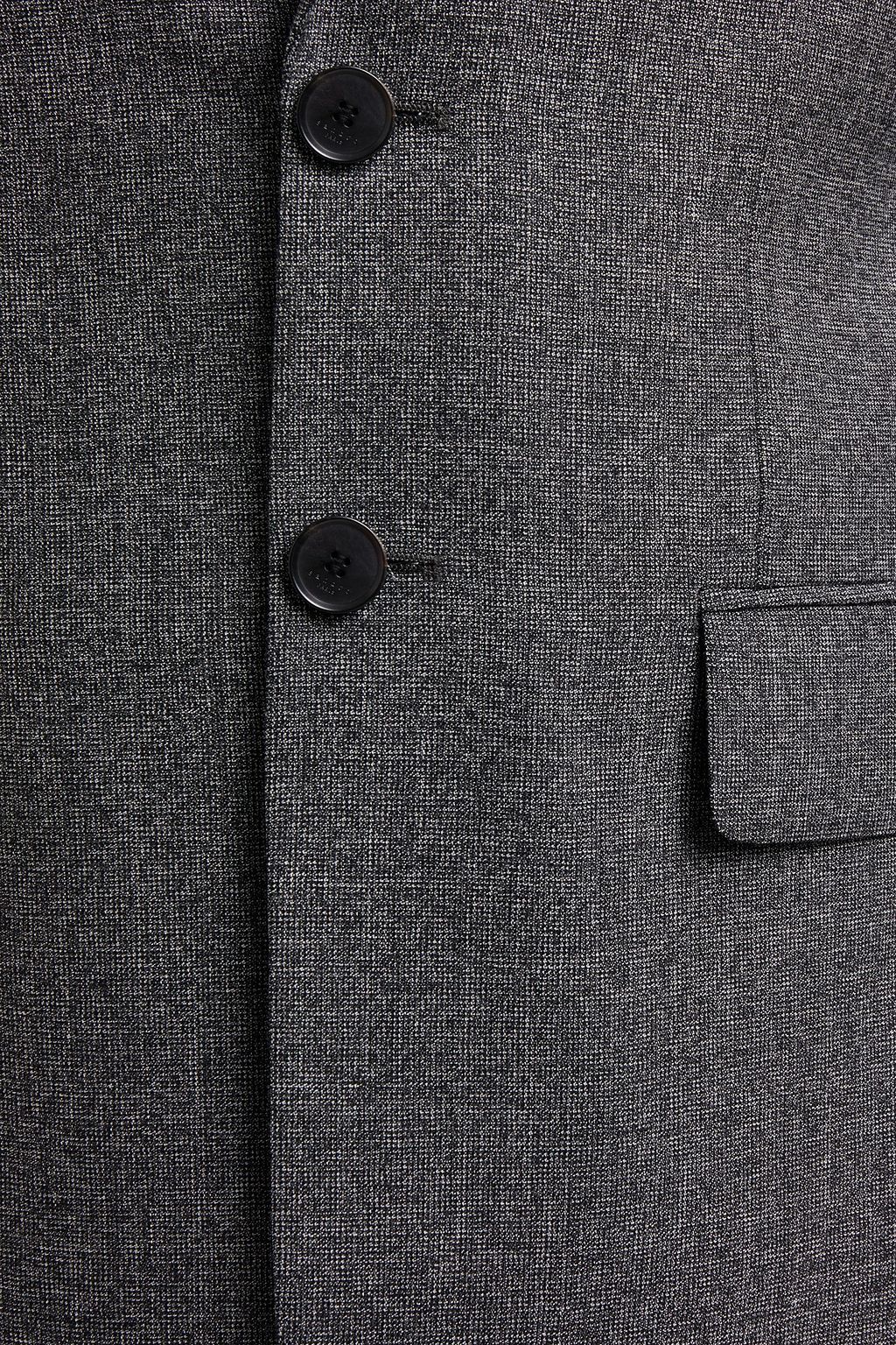 SANDRO Slim-fit mélange wool suit jacket