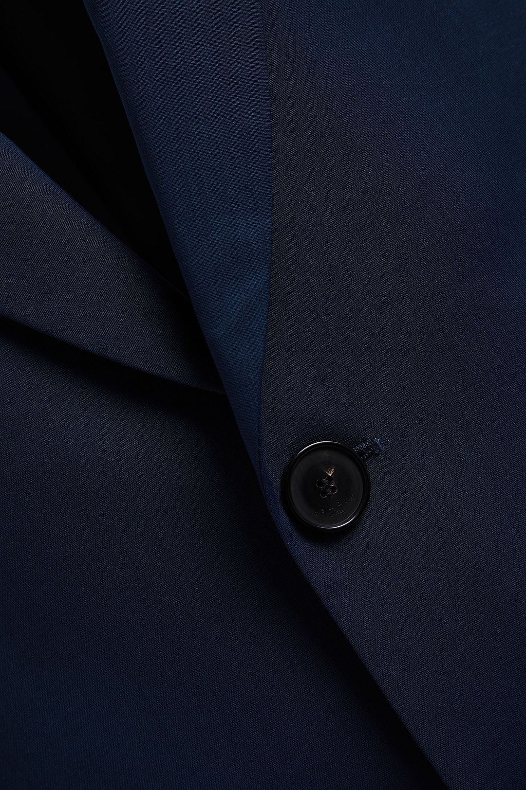 SANDRO Wool-blend crepe suit jacket