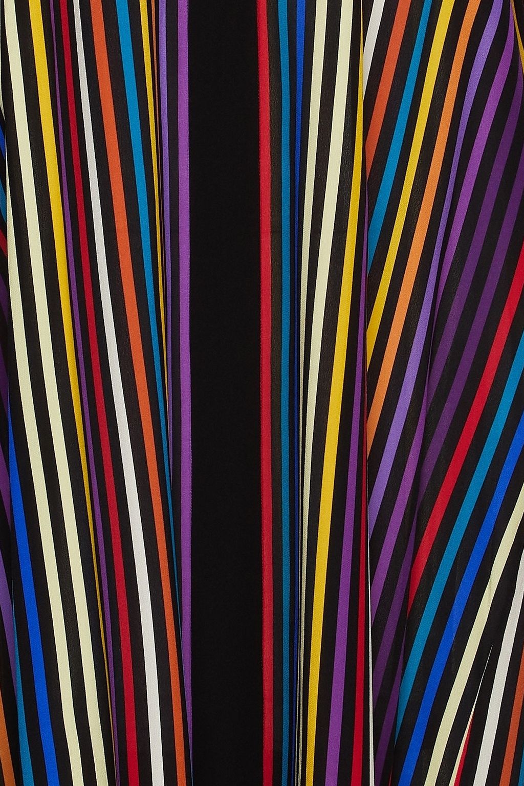 ETRO Striped silk crepe de chine midi dress