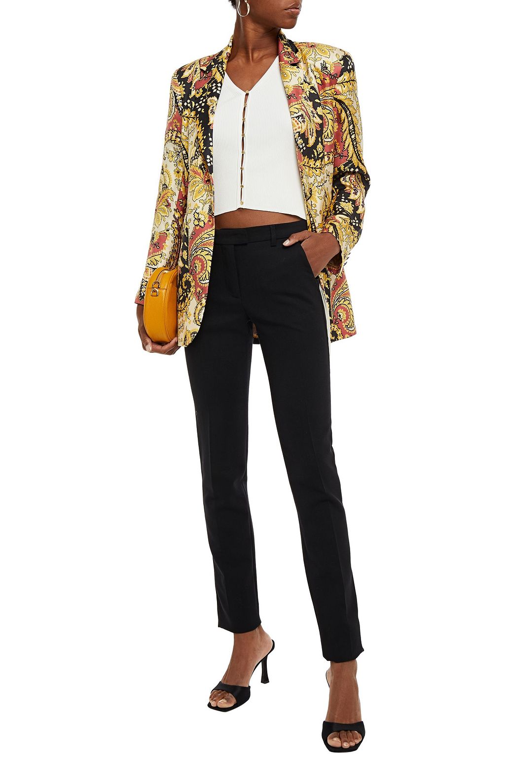 ETRO Paisley-print silk-twill blazer