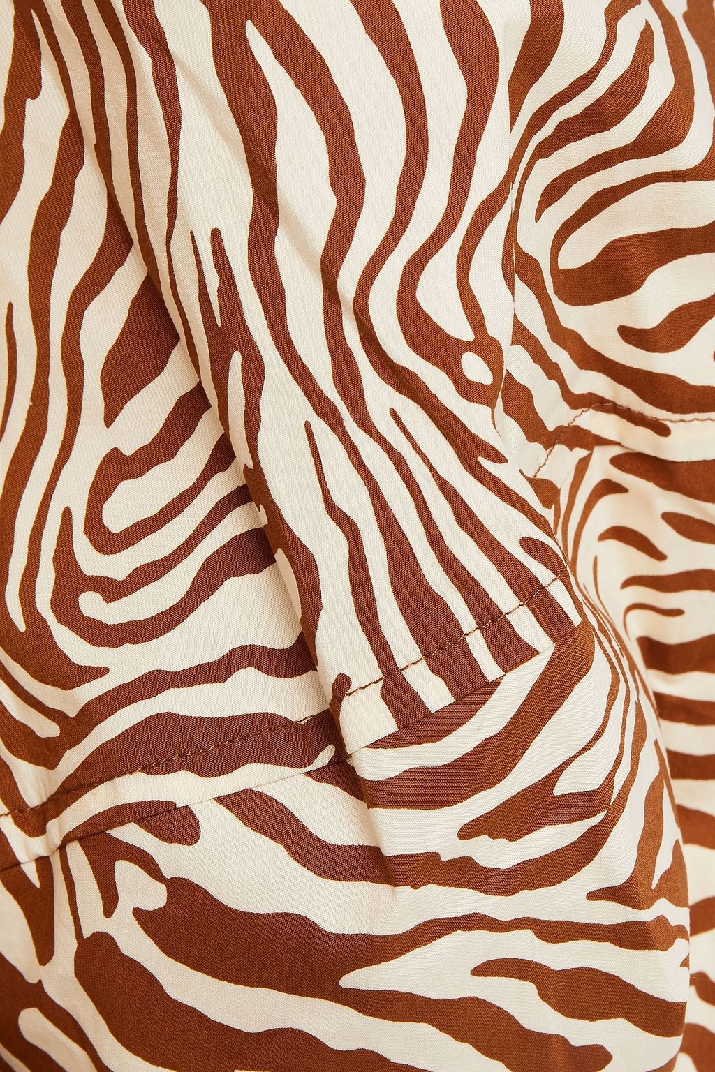 SAMSØE Φ SAMSØE Printed organic cotton-blend poplin blouse