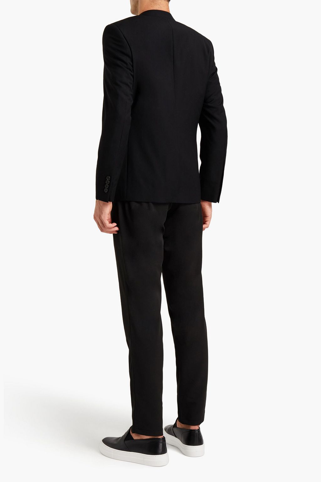 SANDRO Grain de poudre wool blazer