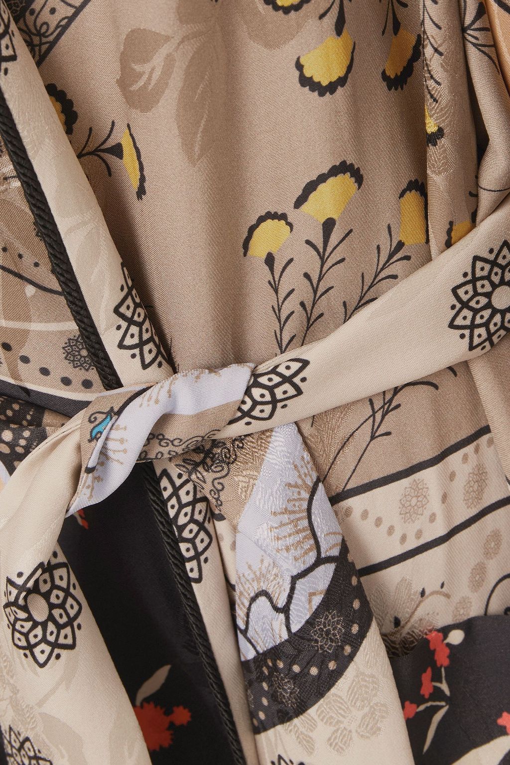 ETRO Patchwork-effect printed jacquard coat