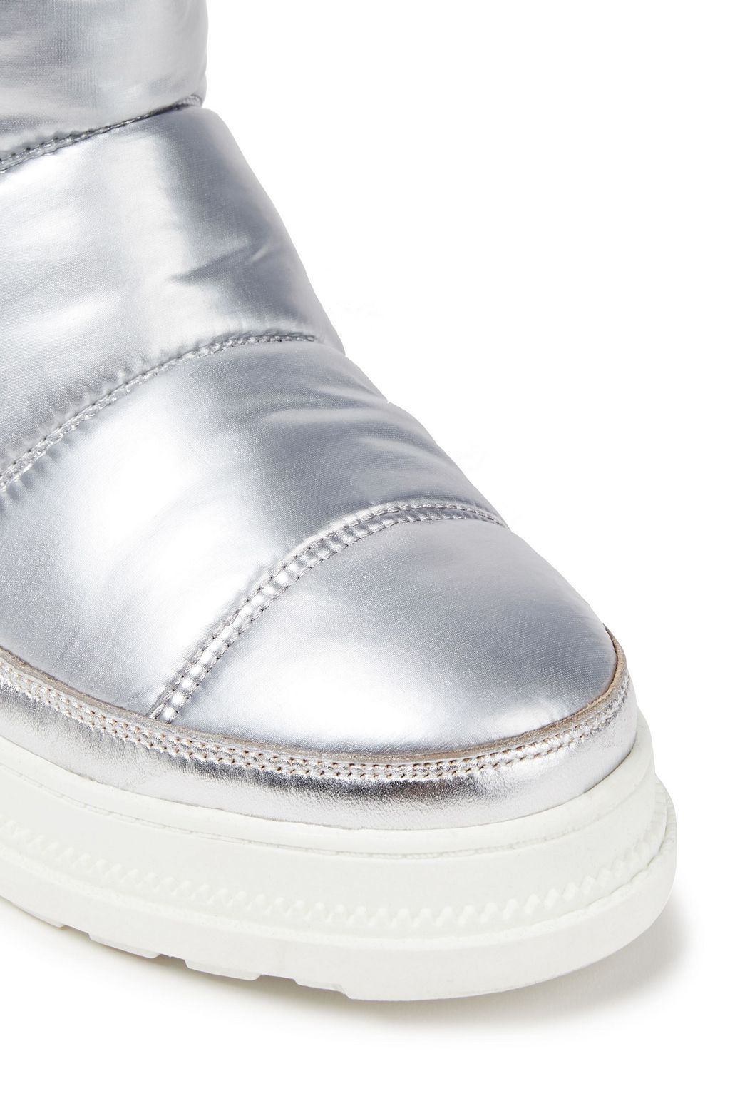 SAM EDELMAN Carlton quilted metallic shell snow boots