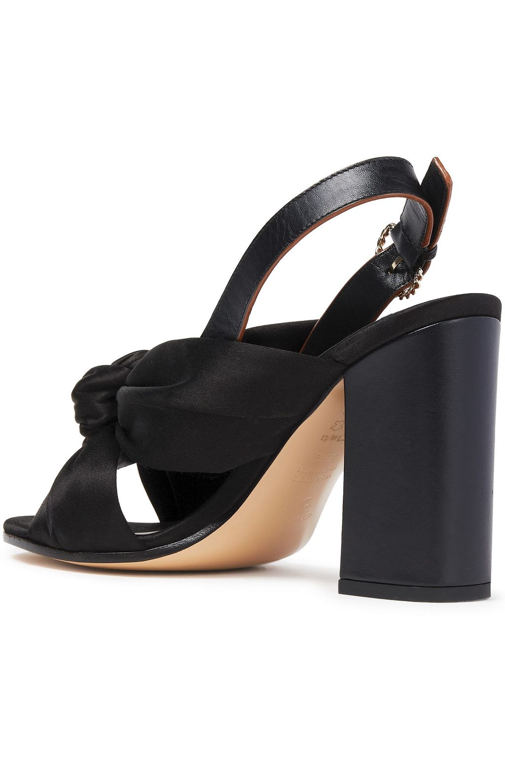 ETRO Knotted satin sandals