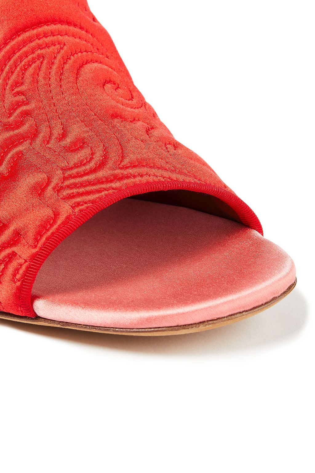 ETRO Quilted satin mules