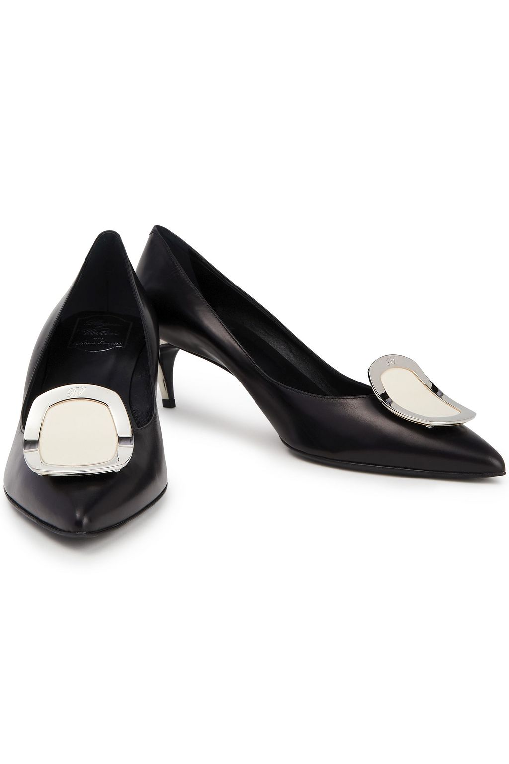 ROGER VIVIER Chips leather pumps