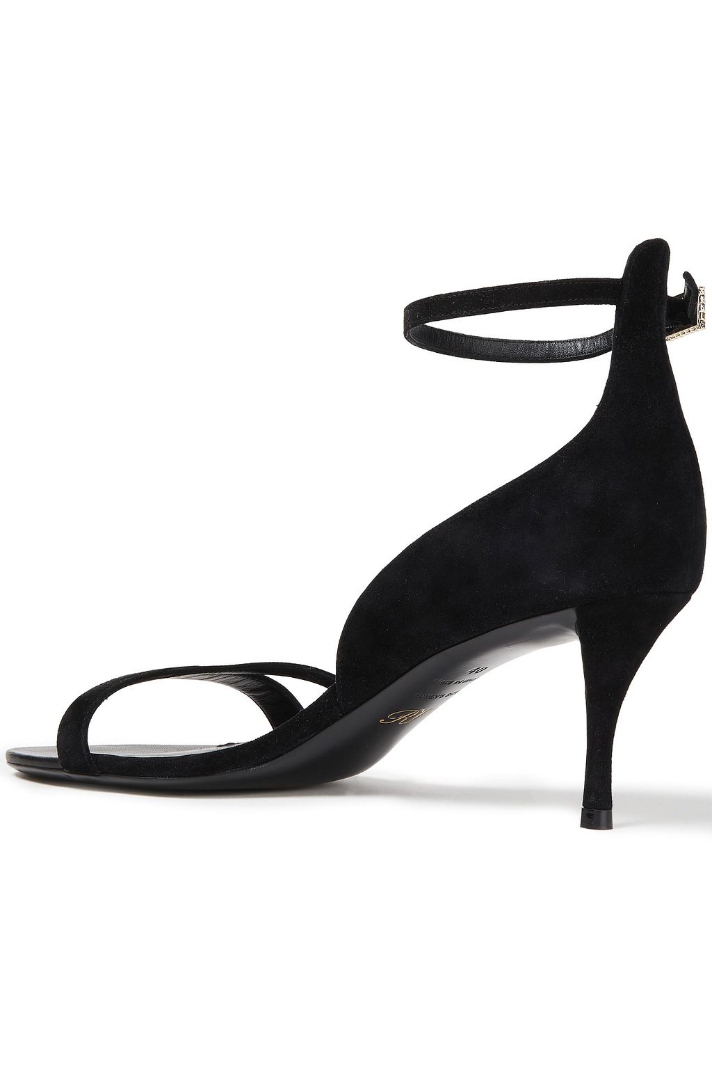 ROGER VIVIER 装飾付き スエード サンダル