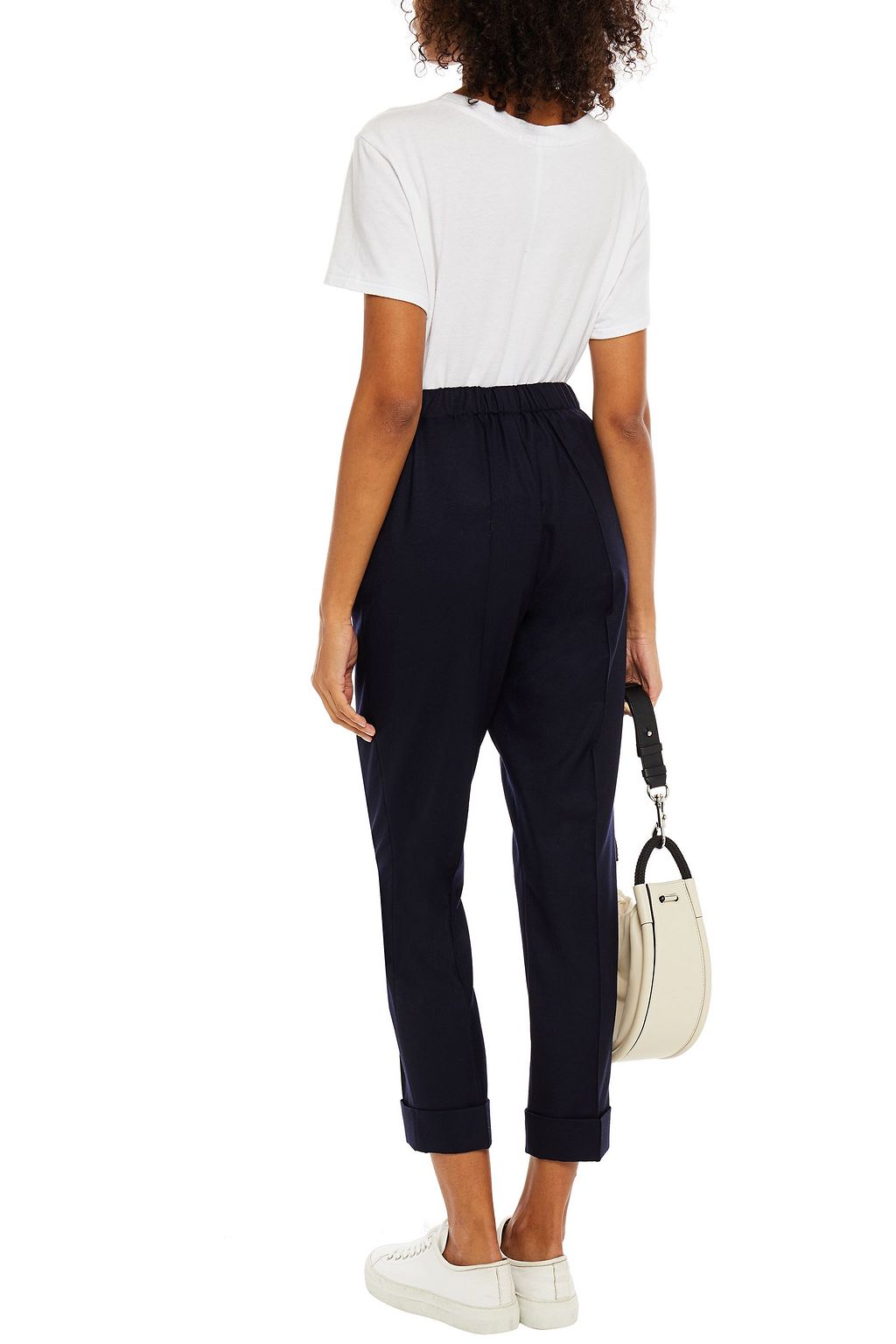 KENZO Cropped wool tapered pants