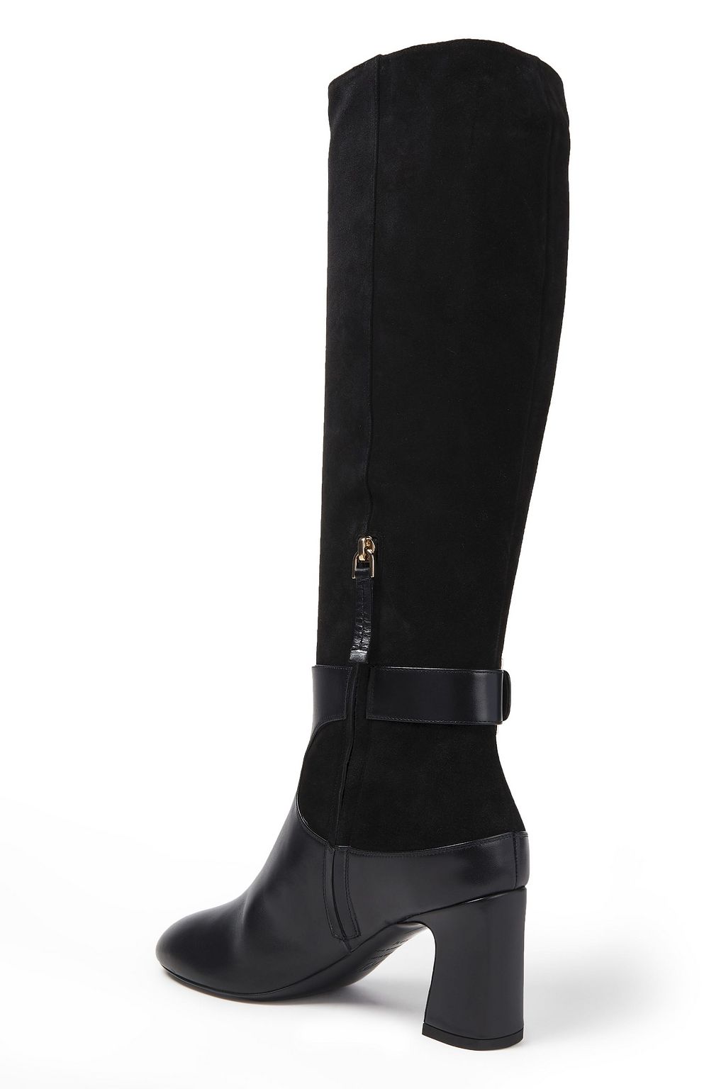 ROGER VIVIER レザー&スエード ロングブーツ
