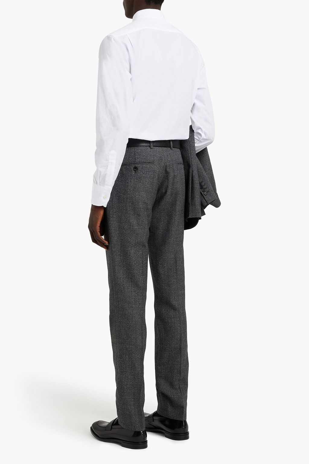 SANDRO Slim-fit wool suit pants