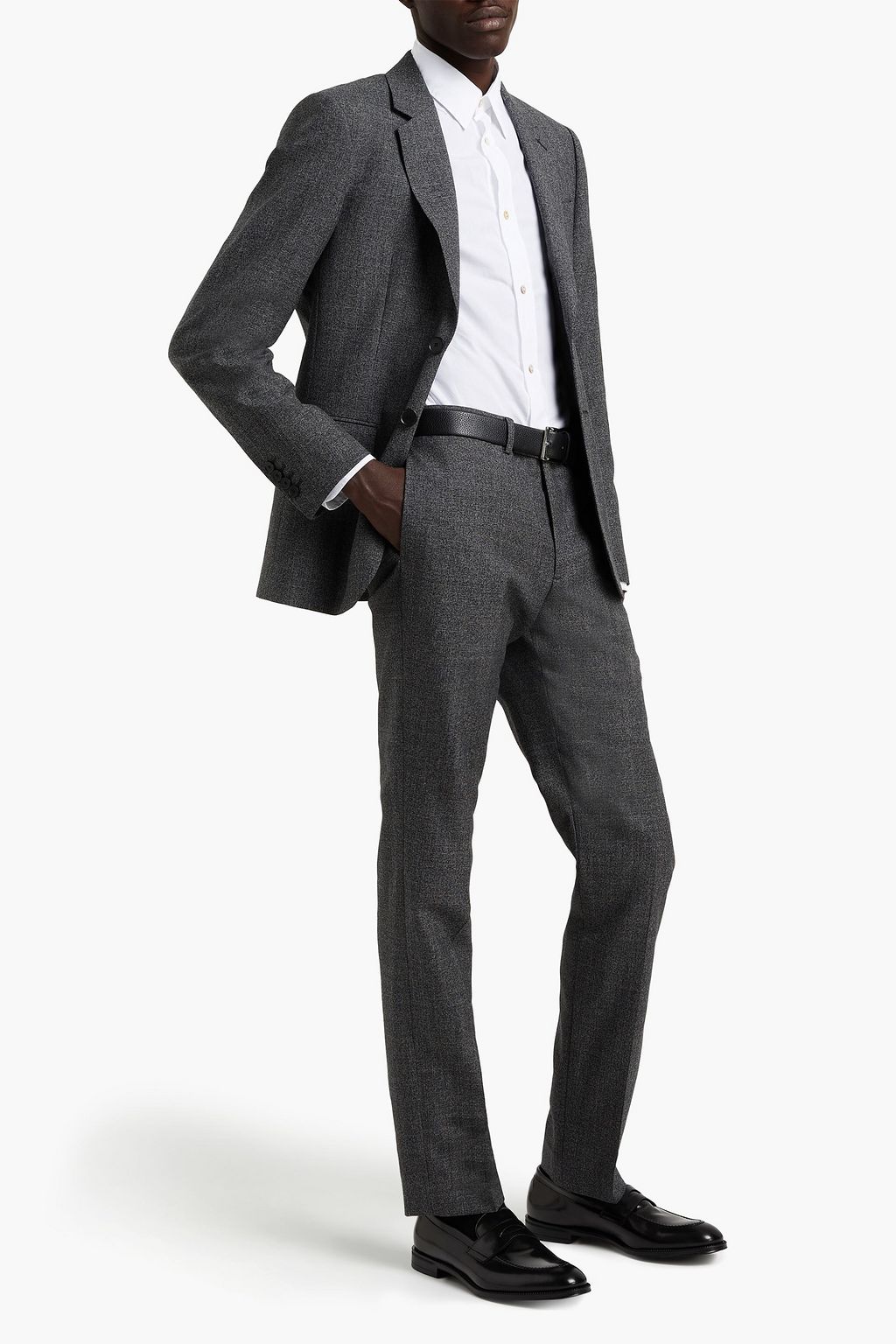 SANDRO Slim-fit wool suit pants
