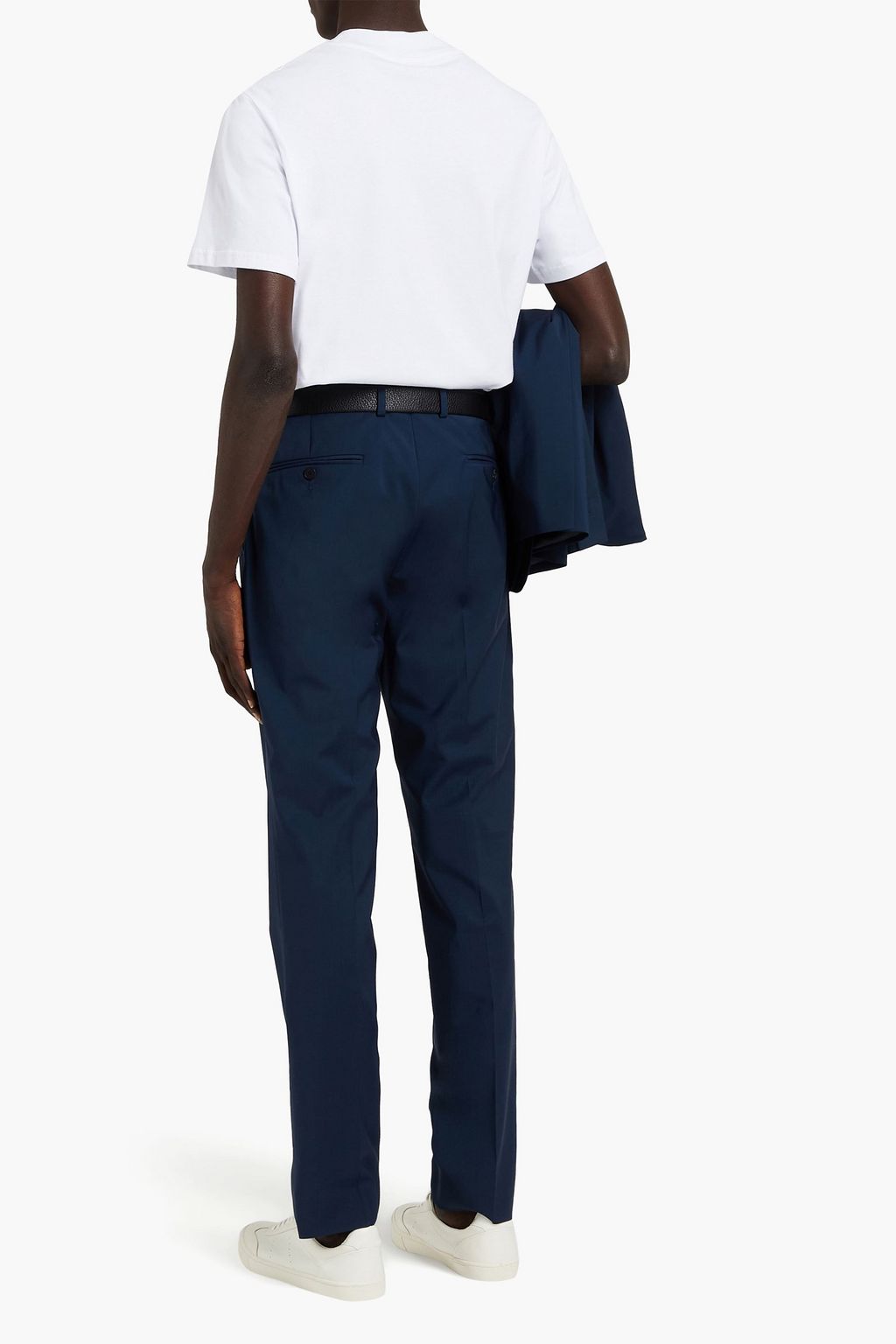 SANDRO Slim-fit wool-blend suit pants