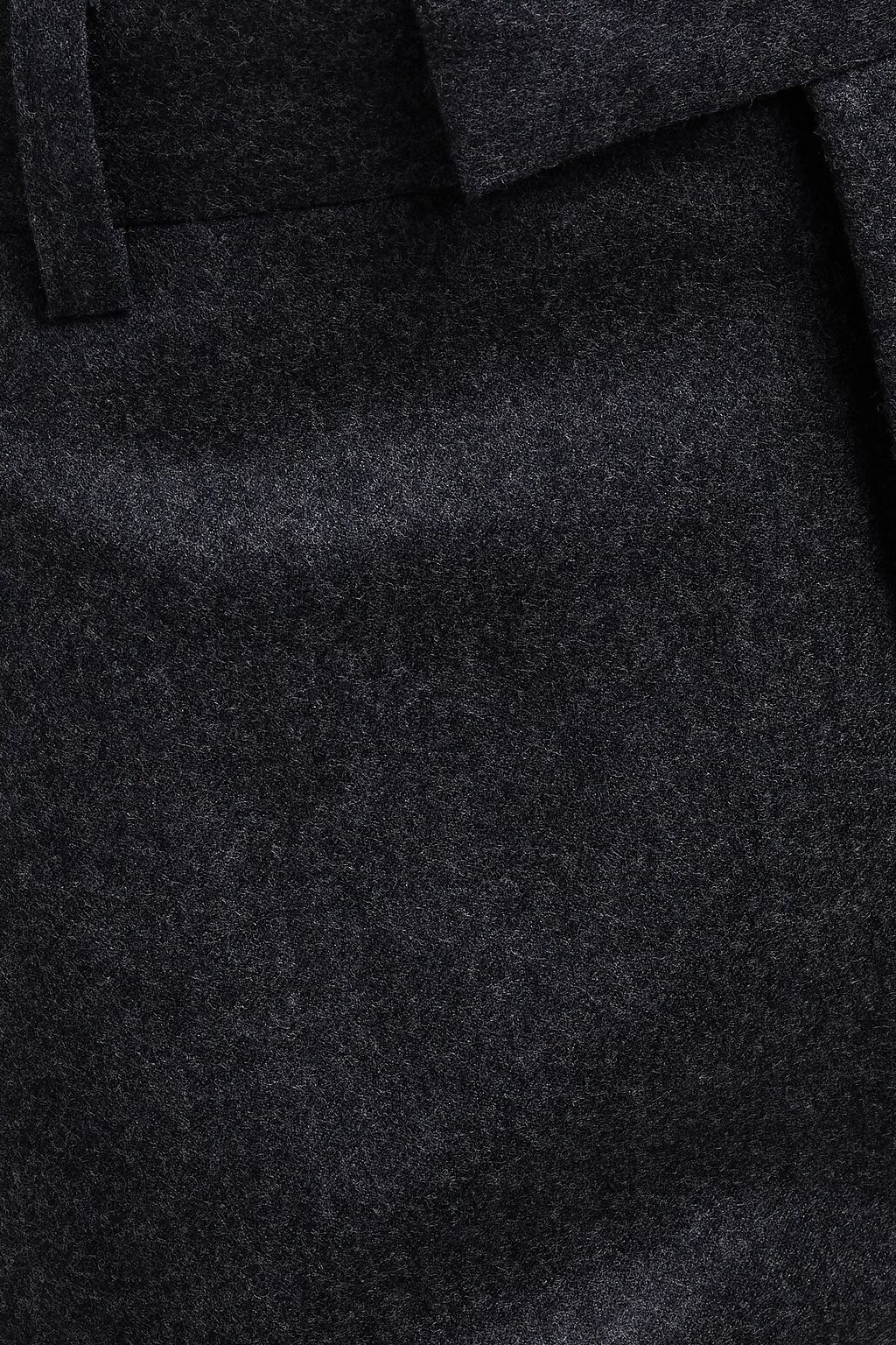 SANDRO Tapered brushed wool-twill pants