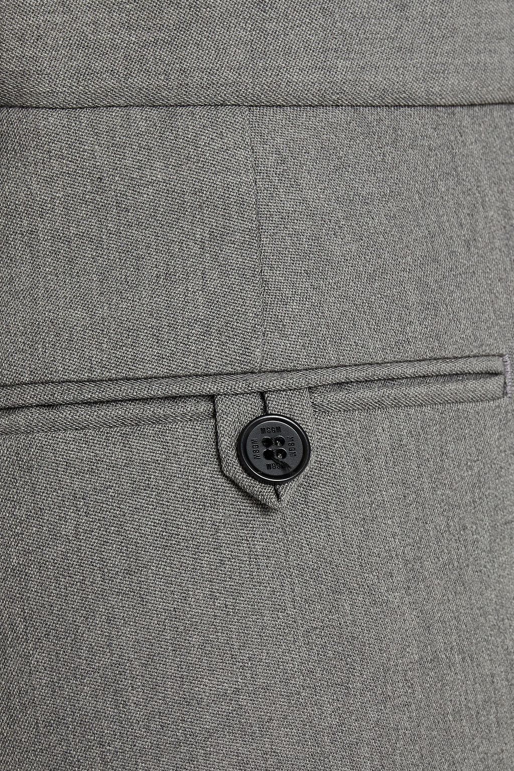 MSGM Wool straight-leg pants