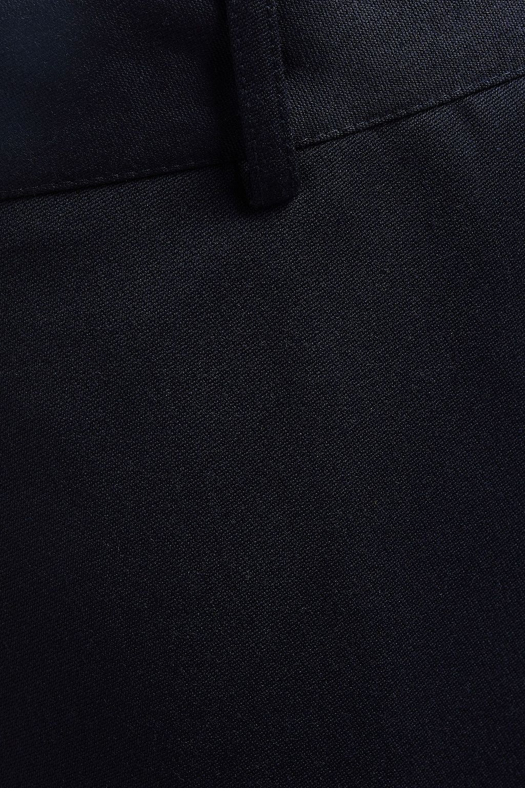 SANDRO Tapered cropped twill pants