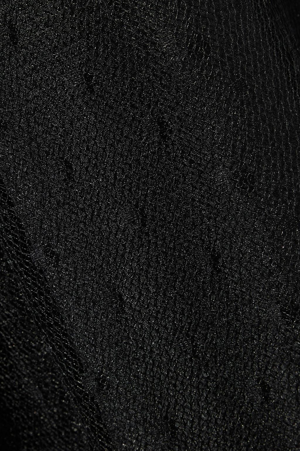 REDVALENTINO Gathered point d'esprit midi skirt