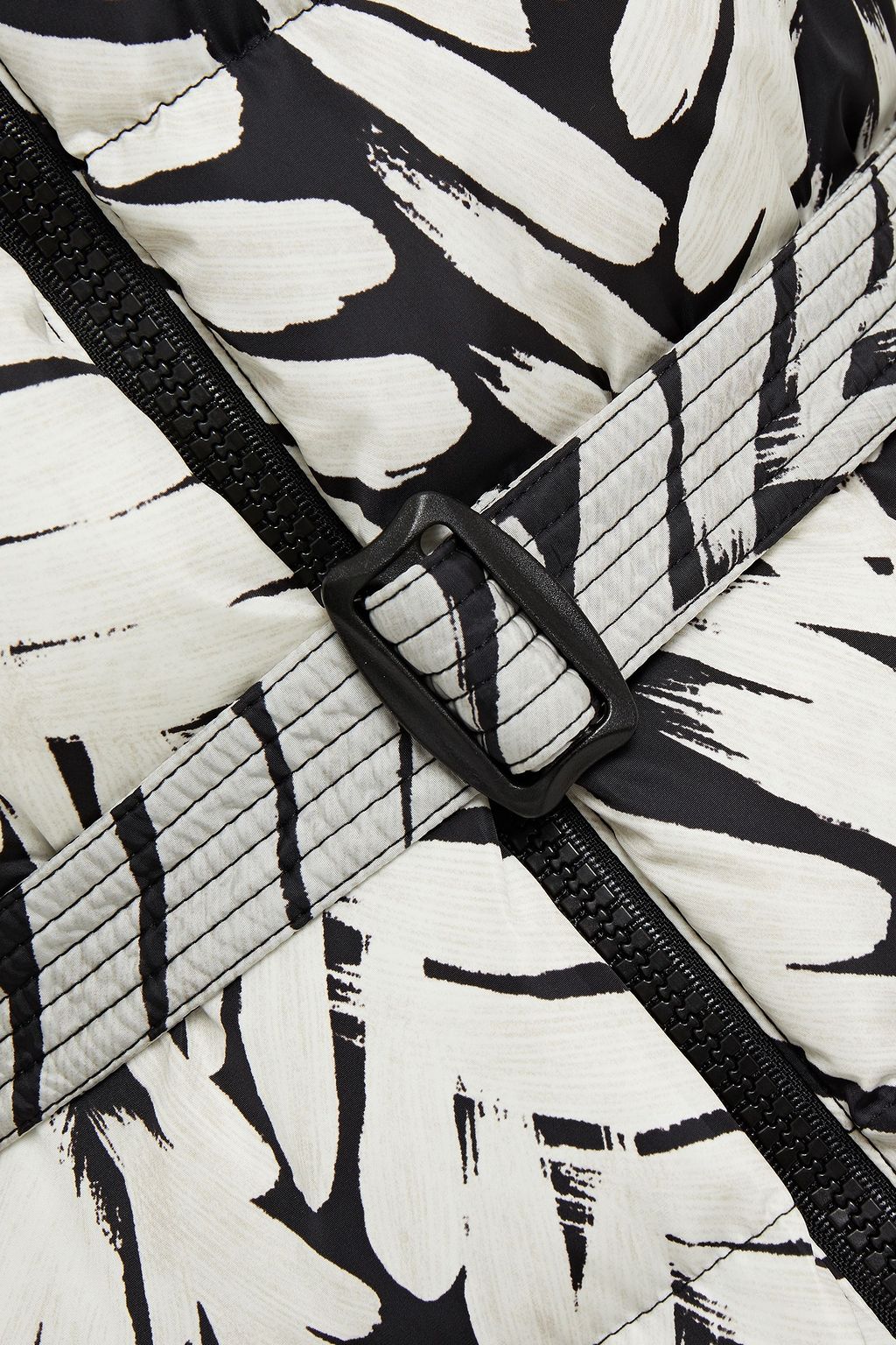 MISSONI Quilted printed shell hooded coat