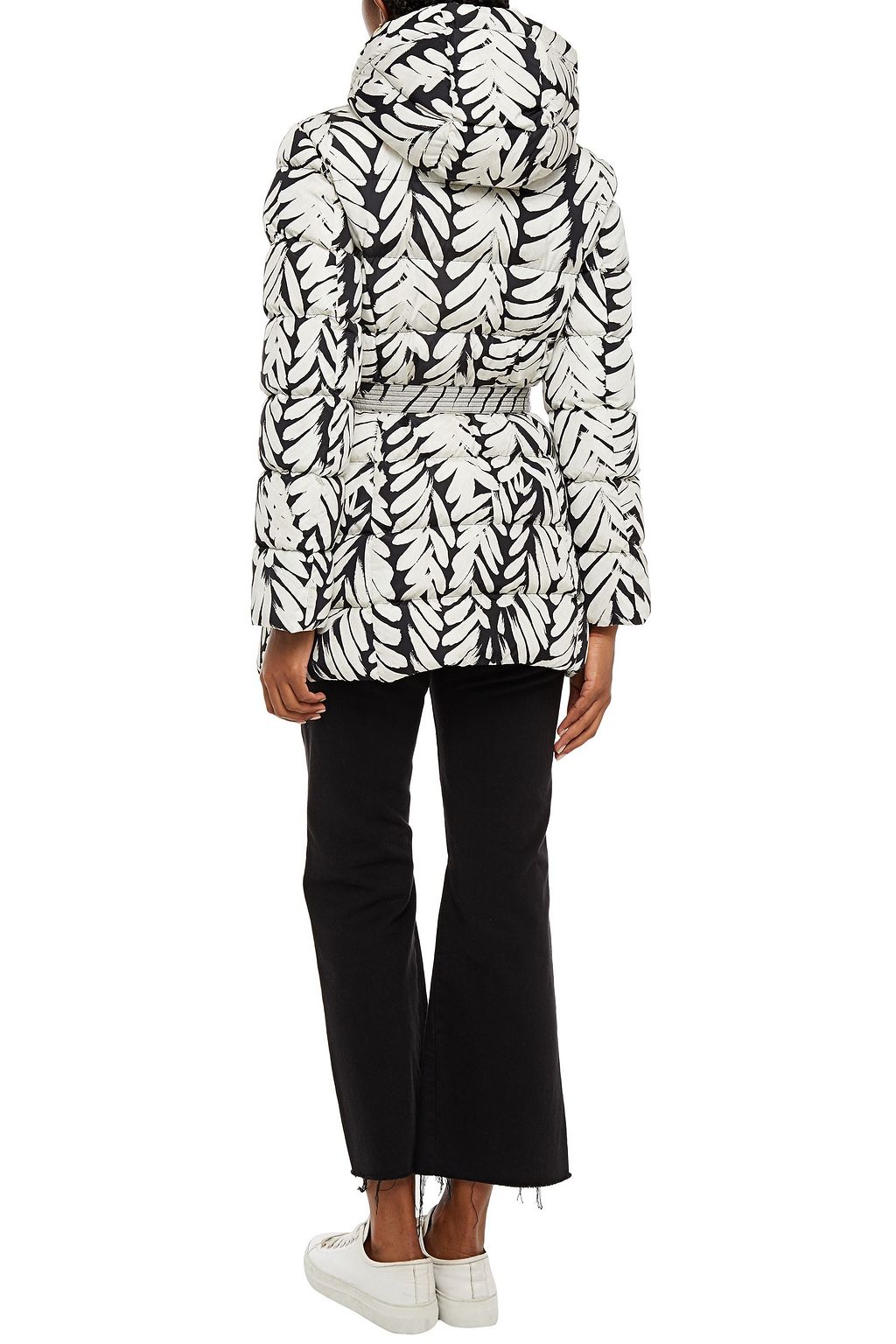 MISSONI Quilted printed shell hooded coat